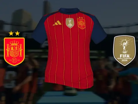 Spain 2026 World Champions Home Jersey