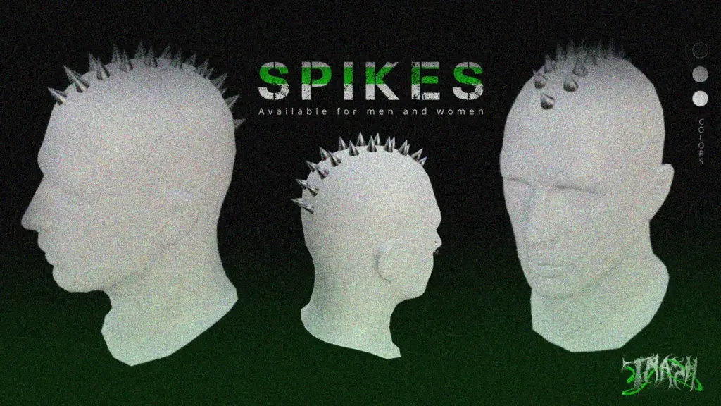 Spikes On Head for MP Male and Female 1.0