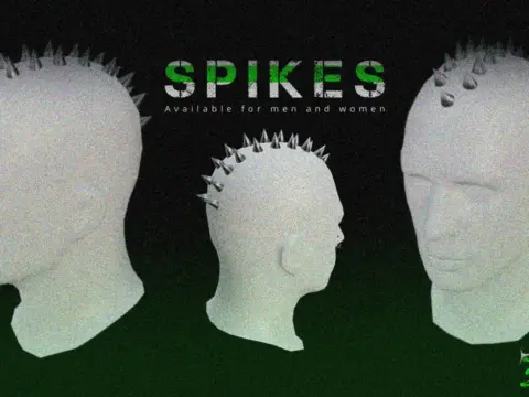 Spikes On Head for MP Male and Female 1.0