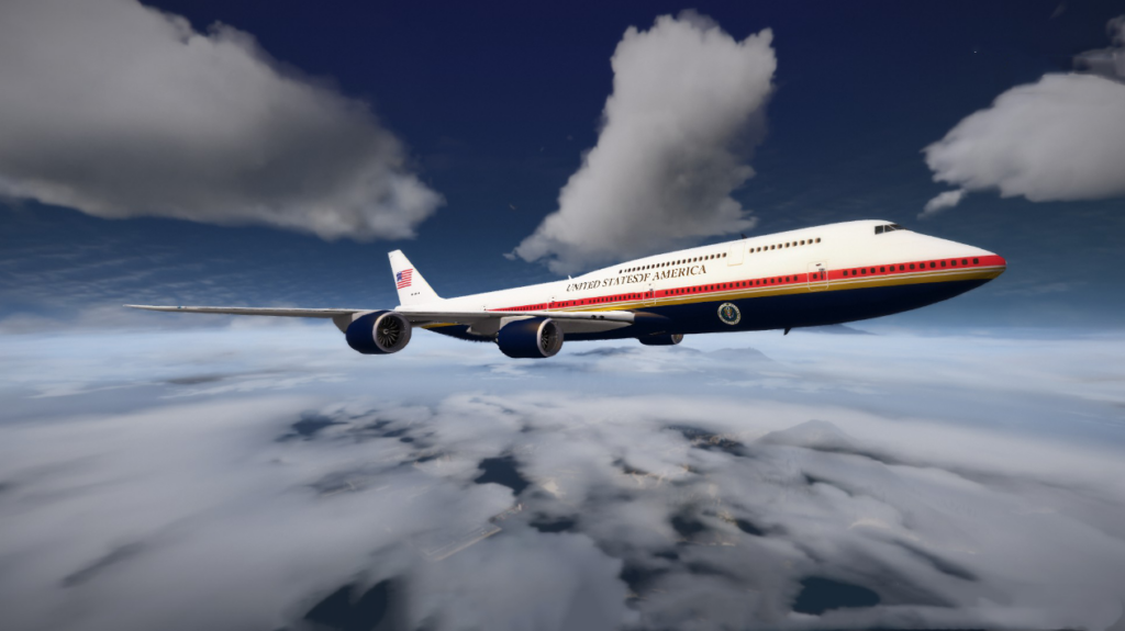 Trump designed New Air Force One Boeing 747-8i