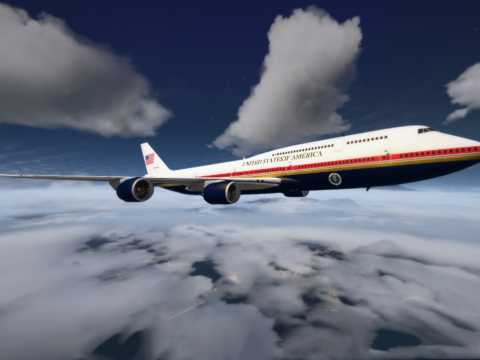 Trump designed New Air Force One Boeing 747-8i