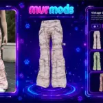 Vintage Cargo Jeans for MP Female 1.0